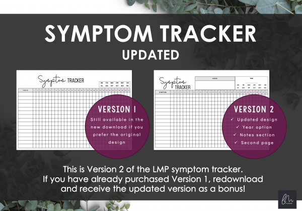 LiveMinimalPlanners Symptom Tracker