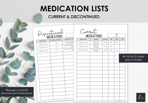 LiveMinimalPlanners Medication List V2