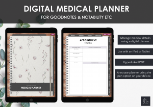 LiveMinimalPlanners Digital Medical Planner