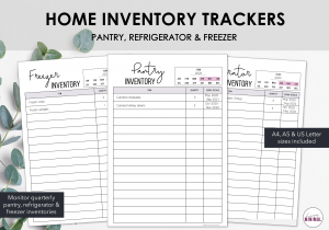 LiveMinimalPlanners Home Inventory Tracker