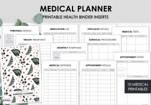 LiveMinimalPlanners Medical Planner