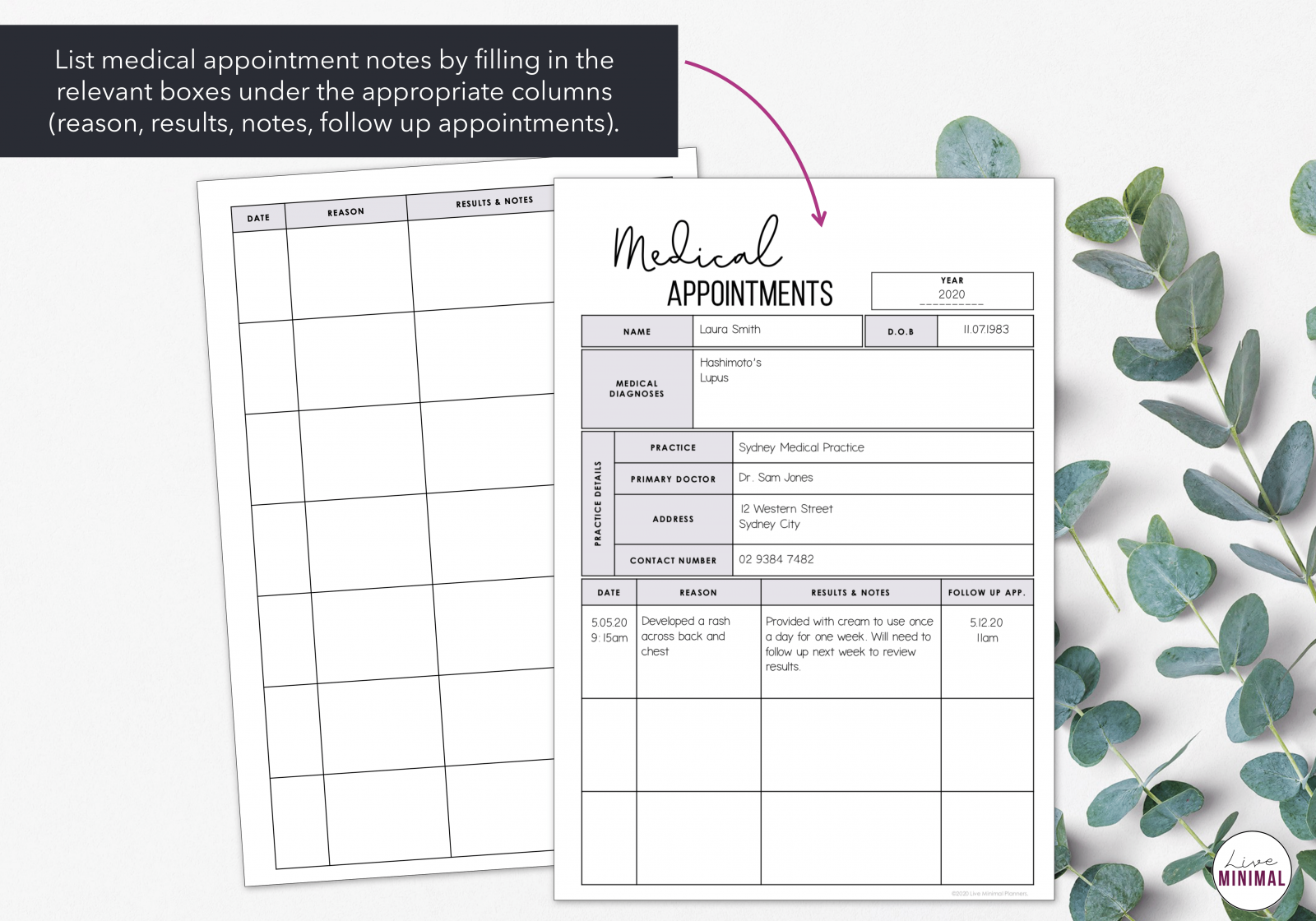 medical-appointment-chart-instant-download-live-minimal