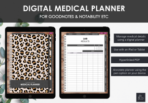 LiveMinimalPlanners Digital Medical Planner