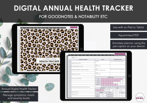 LiveMinimalPlanners Digital Daily Health Tracker 1-1