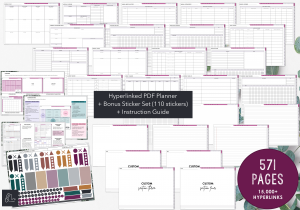 LiveMinimalPlanners Digital Chronic Illness Planner