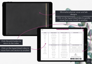 LiveMinimalPlanners Undated Digital Chronic Illness Planner