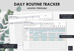 Minimalist Daily Routine Tracker