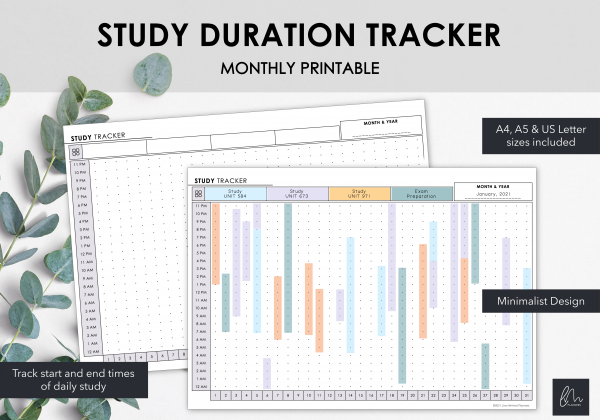 LiveMinimalPlanners Study Duration Tracker