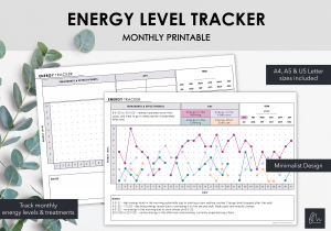 Minimalist Energy Level Tracker